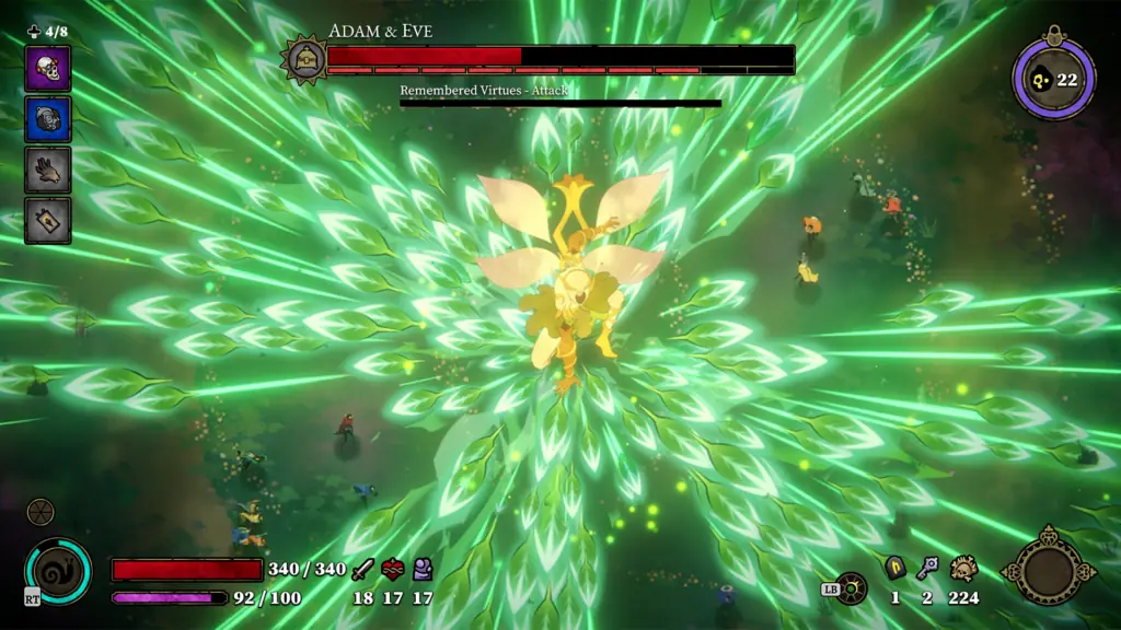 Official 33 Immortals screenshot of a large boss attack during a team fight