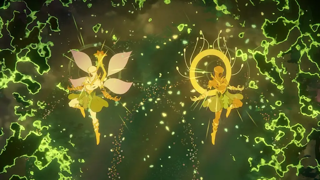 Official 33 Immortals Adam and Eve encounter artwork showing close-range combat pressure