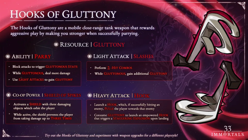 Official 33 Immortals mechanics infographic used to illustrate route decisions and combat readiness